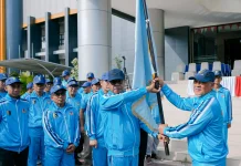 Bupati Lepas kontingen Porprov XII NTB, Lotim Targetkan Prestasi Terbaik