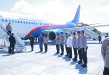Kapolda NTB Sambut Kedatangan Kapolri di Lombok