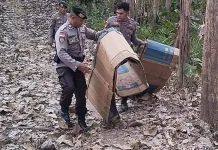 Polres Bima Kota Gerebek Arena Sabung Ayam di Lewi Jambu