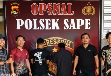 Pelaku Pencurian Ako Perahu Motor Diamankan Polsek Sape