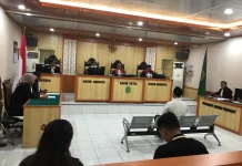 Jaksa dan Hakim Minta Terdakwa Malaungi tidak Hubungi Penegak Hukum