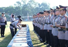 Empat Kapolres dan Delapan Pejabat Utama Polda NTB Resmi Berganti