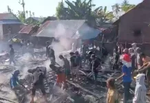Kesigapan Warga dan Damkar Cegah Kebakaran Meluas di Desa Simpasai