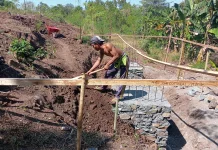 Jembatan Penghubung Batunyala–Gerantung di Loteng Mulai Dibangun