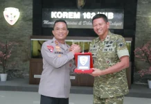Perkuat Soliditas TNI-Polri, Kapolda NTB Audiensi dengan Danrem 162/WB