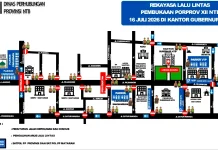 Parade Atlet PORPROV XII NTB, Jalan Pejanggik Ditutup sementara