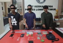 Lima Terduga Pelaku Narkotika Diamankan Polisi di Labuhan Haji
