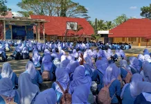 TNI di Loteng Ajak Ratusan Pelajar Belajar Wawasan Kebangsaan di Alam Terbuka