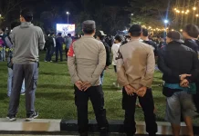 Polsek Mataram Amankan Nobar Final Piala Dunia 2026 di Tiga Titik Keramaian