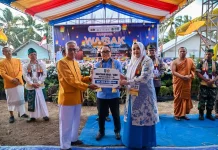 Wagub NTB Gaungkan Toleransi Dihadapan Ribuan Umat Buddha di Lombok Utara