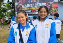 Dua Srikandi Kick Boxing Lombok Barat Persembahkan Emas di Porprov NTB 2026