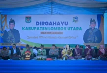 HUT ke-18 Lombok Utara, Wagub NTB Ajak Masyarakat Jaga dan Lestarikan Budaya