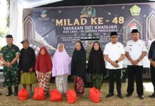 Bupati Lotim Bantu Rp200 juta Pembangunan Lanjutan Panti Asuhan Ampera