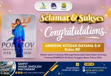 Siswa SMPIT Anak Sholeh Mataram Sabet Perak Menembak di Porprov NTB