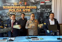 Polda NTB Gulung 4 Pelaku Sindikat Pemalsuan  STNK di Mataram