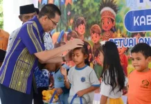 Wabup Lotim Dorong Budaya Literasi Melalui Peringatan Hari Anak Nasional