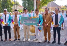 Bertabur Emas, Kota Mataram Pecahkan Dua Rekor Prestasi Porprov XII