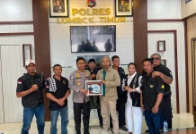 Ormas Keris Sasak Beri Penghargaan kepada Kapolres Lombok Timur