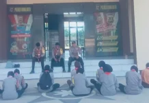 Polres Bima Kota Bima Anggota Saka Bhayangkara