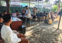 Polsek Ampenan Kawal Pilkaling Kebun Bawak Timur, Dua Calon Perebutkan 992 Suara
