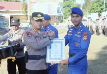Mantap, Delapan Anggota Polres Bima Dapat Reward