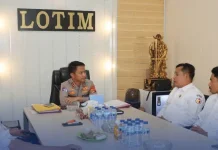 Kapolres Lombok Timur dan Bawaslu Perkuat Sinergi Kawal Demokrasi