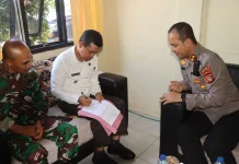 Kapolres Bima, Camat dan Danramil Wawo Bertemu, Ini Pembahasannya
