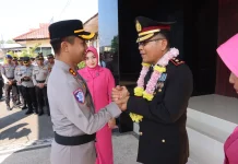 Polres Lombok Timur Gelar Wisuda Purna Bakti Kompol  Perwira
