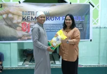 Kanwil Kemenkum NTB Salurkan Bansos untuk Anak Panti Asuhan Al Hidayah Mataram