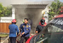 Diduga Gara-gara HP yang Dicas, Rumah di Perum GPA Lingsar Terbakar