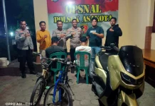 Diamuk Warga, Polsek Asakota Evakuasi Dua Terduga Pencuri Sepeda