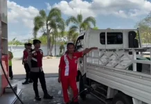 Polres Lombok Tengah Turunkan Personel di SPBU, Jaga Kelancaran Antrean BBM