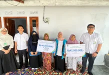 BPJS Ketenagakerjaan dan PERISAI Salurkan Santunan Kematian di Lombok Barat