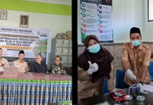 FKIP Unram Latih Guru MTsN 2 Lobar Olah Daun Kelor Jadi Sabun Mandi Herbal