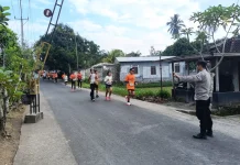 350 Peserta Ikuti Jungle Fun Run TWA Suranadi, Belasan Personel Polisi Siaga