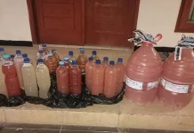 Jelang HUT RI, Empat Polsek Razia Miras Serentak di Mataram