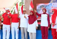 Nurul Adha Kobarkan Merah Putih, Nasionalisme Jadi Energi Lombok Barat