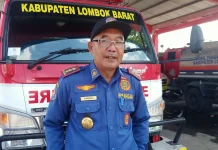 Lingsar-Narmada Jadi Titik Rawan Kebakaran, Damkarmat Lobar Perkuat Relawan Desa