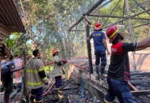 Dapur Penggorengan Keripik Singkong Terbakar, Kerugian Capai Puluhan Juta