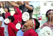 Lomba 17-an di Koramil Selong, Menjaga Semangat Merdeka lewat Tawa dan Kebersamaan