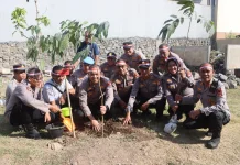 Gerakan Asri, Polres Bima Kota Tanam Pohon
