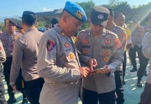 Cegah Personel Judol dan Pinjol, Propam Polres Bima Kota Periksa HP