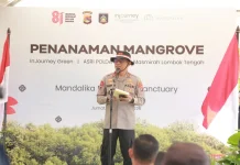 Gerakan Indonesia Asri, Kapolda NTB Tanam Pohon Serentak dari Lombok hingga Sumbaw