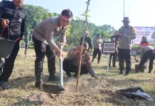 Polresta Mataram Tanam 1.000 Pohon, Dukung Gerakan Indonesia Asri