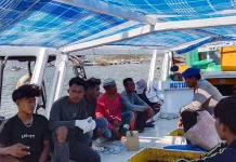 Pasca Gempa, Sat Polairud Polres Bima Kota Imbau Nelayan Tetap Waspada