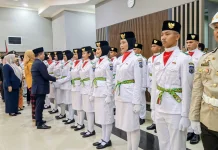 45 Paskibraka NTB Dikukuhkan, Formasi Pengibaran 17 Agustus Berubah