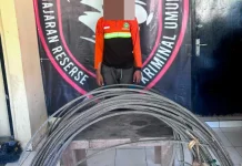 Curi Kabel Aluminium Milik PLN, Terduga Pelaku Diamankan Polisi