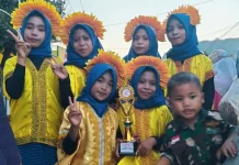 Enam Siswi SDN Ntoke Raih Juara Tari Tingkat Kecamatan Wera