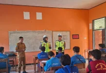 Sat Lantas Polres Bima Kota Edukasi Pelajar tentang Keselaman Lalu Lintas
