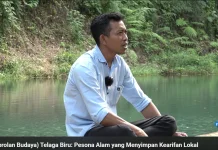 Rela Tak Menerima Upah demi Menata Telaga Biru